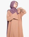 Caramel Tulip Sleeve Abaya