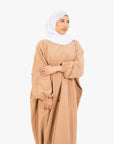 Coffee Batwing Abaya