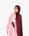 Blossom Pink Batwing Abaya