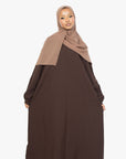 Mocha Brown Batwing Abaya