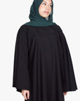 Black Umbrella Sleeve Abaya