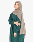 Forest Green Batwing Abaya