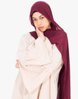 Ivory Bell Sleeve Abaya