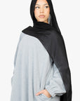 Light Grey Jumper Abaya