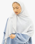 Sky Blue Batwing Abaya