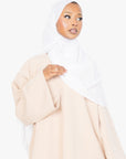 Cream Two-Piece Abaya