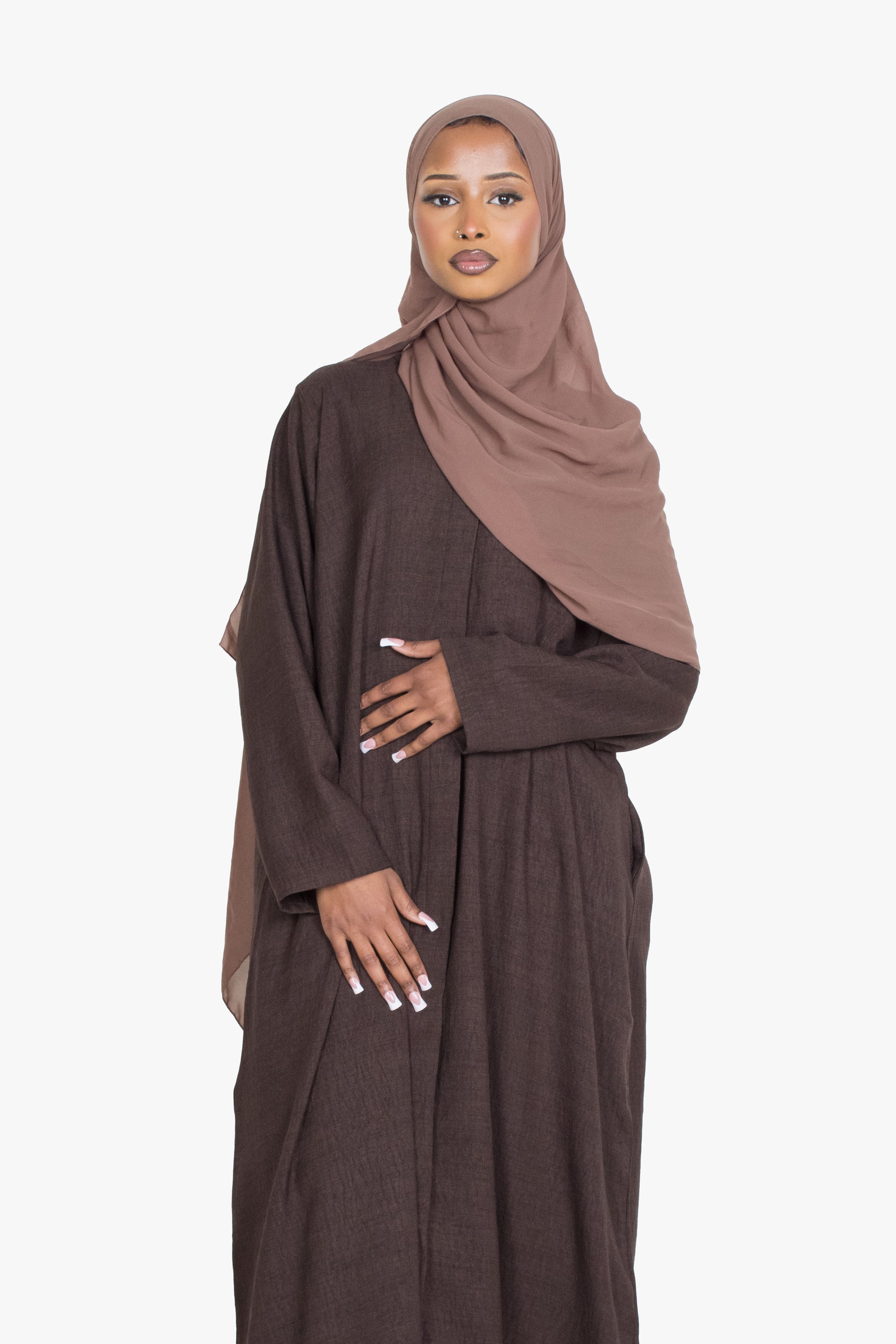 Coffee Mélange Long Shirt Abaya