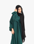 Emerald Green Marie Sleeve Abaya