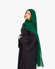 Black Bell Sleeve Abaya