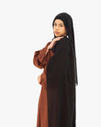 Hazelnut Marie Sleeve Abaya