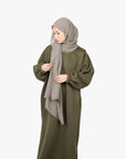 Khaki Jumper Abaya