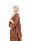 Hazelnut Two-Piece Abaya