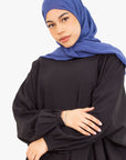 Black Batwing Abaya