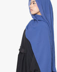 Black Pleated Bridge Abaya