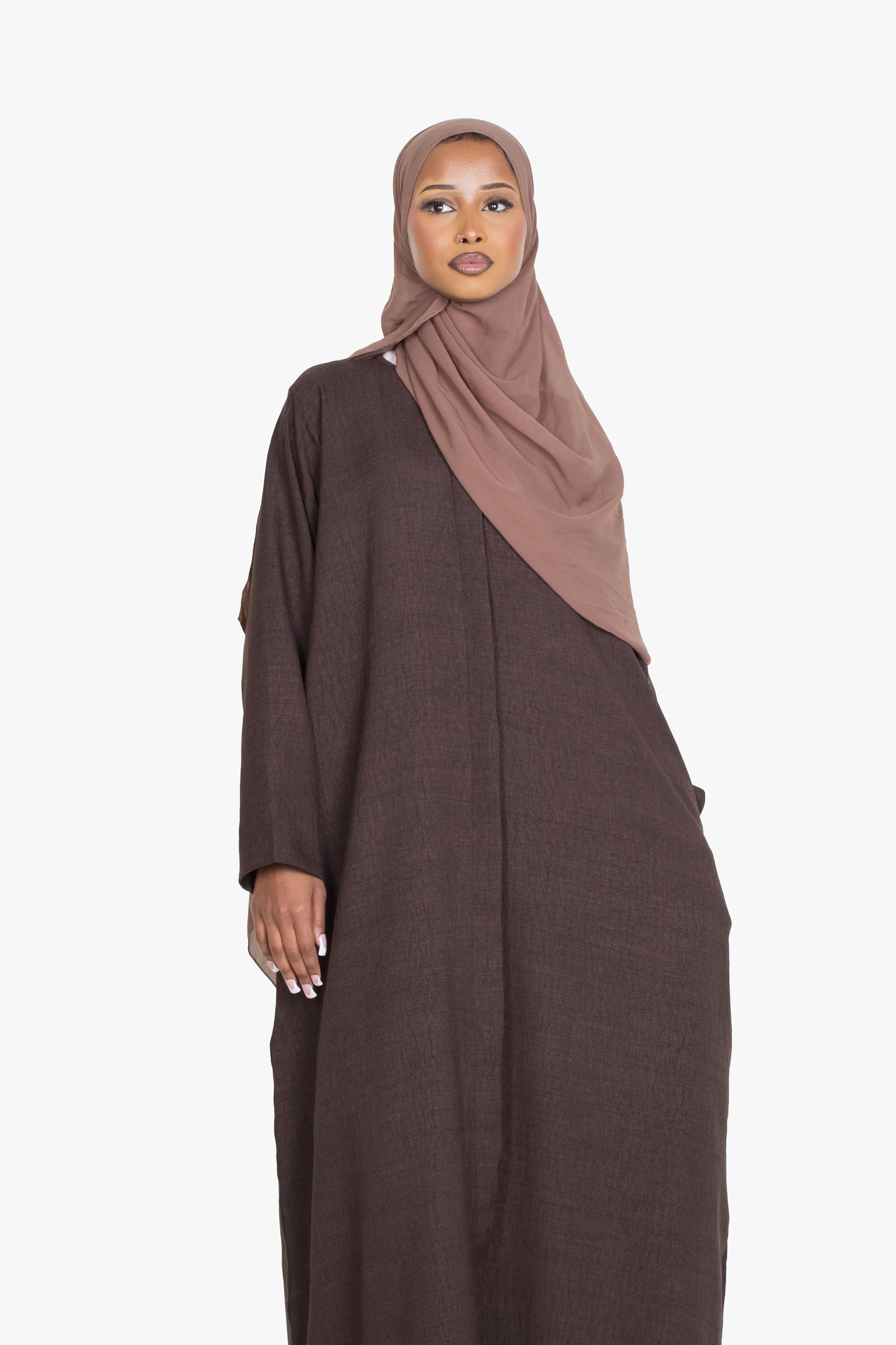 Coffee Mélange Long Shirt Abaya