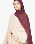 Cream Flower Sleeve Abaya