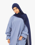 Sky Blue Marie Sleeve Abaya