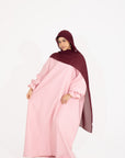 Blossom Pink Marie Sleeve Abaya