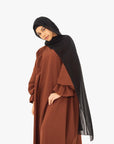 Hazelnut Marie Sleeve Abaya