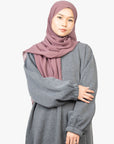 Dark Grey Jumper Abaya