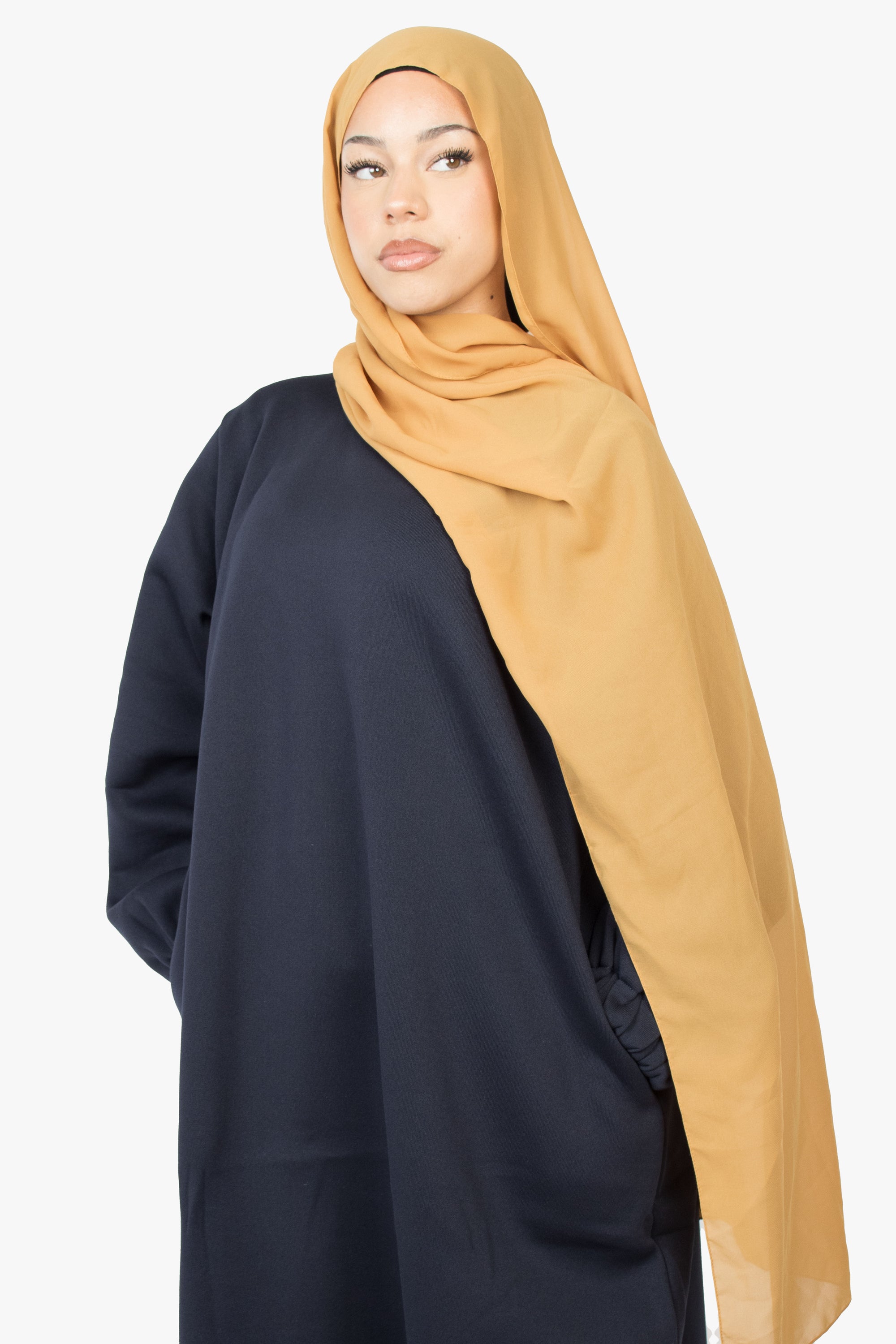 Navy Jumper Abaya