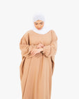 Coffee Batwing Abaya