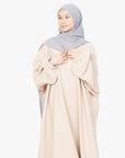 Cream Batwing Abaya