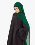 Black Bell Sleeve Abaya