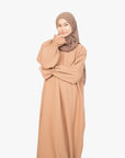 Caramel Poet Sleeve Abaya