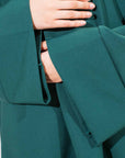 Emerald Green Two-Piece Abaya