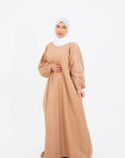 Coffee Batwing Abaya