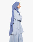 Powder Blue Two-Piece Abaya