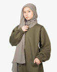 Khaki Jumper Abaya