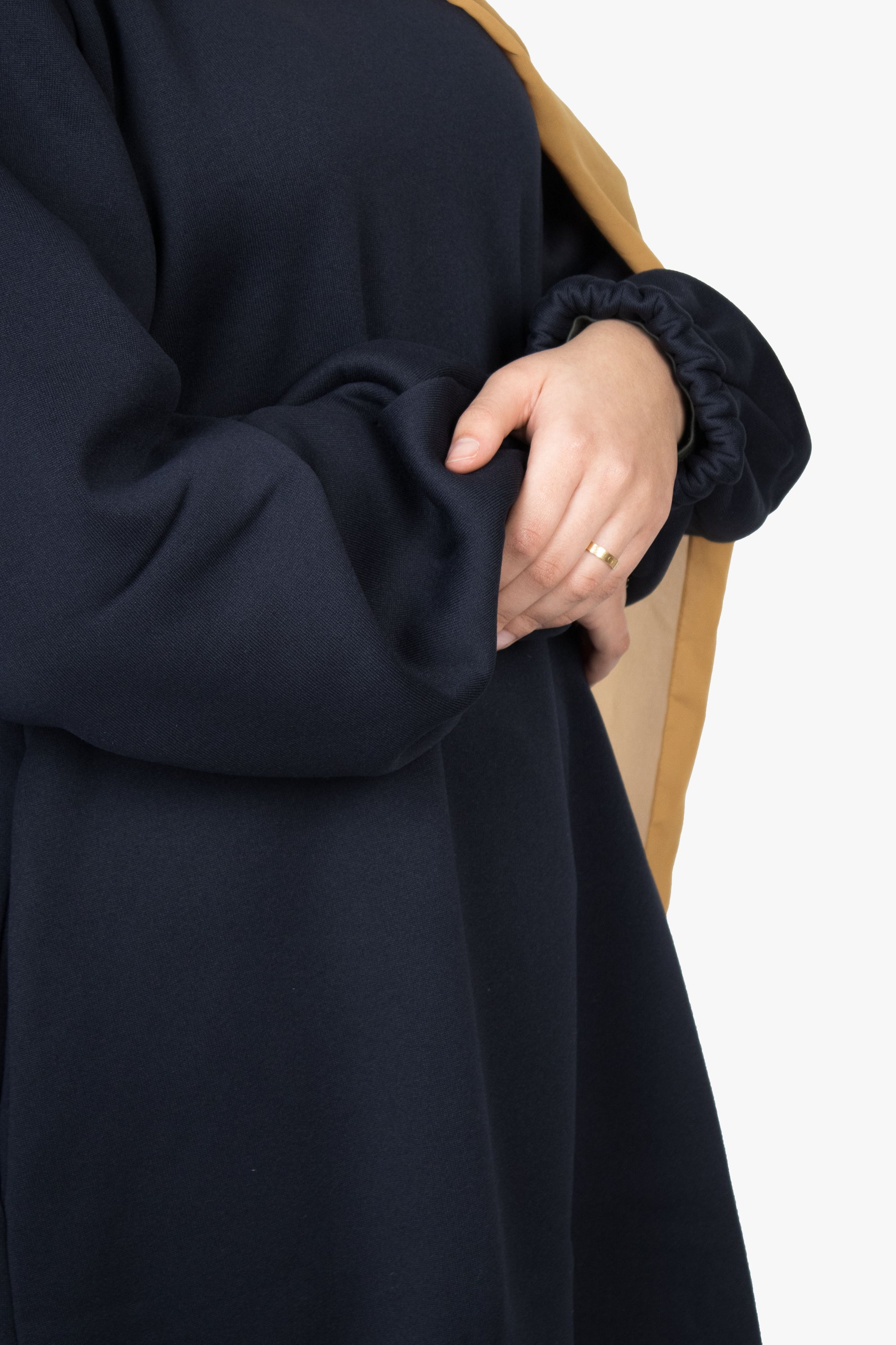 Navy Jumper Abaya