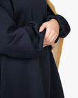 Navy Jumper Abaya