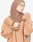 Caramel Poet Sleeve Abaya