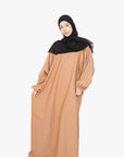 Caramel Batwing Abaya