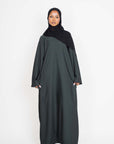 Moss Green Umbrella Sleeve Abaya