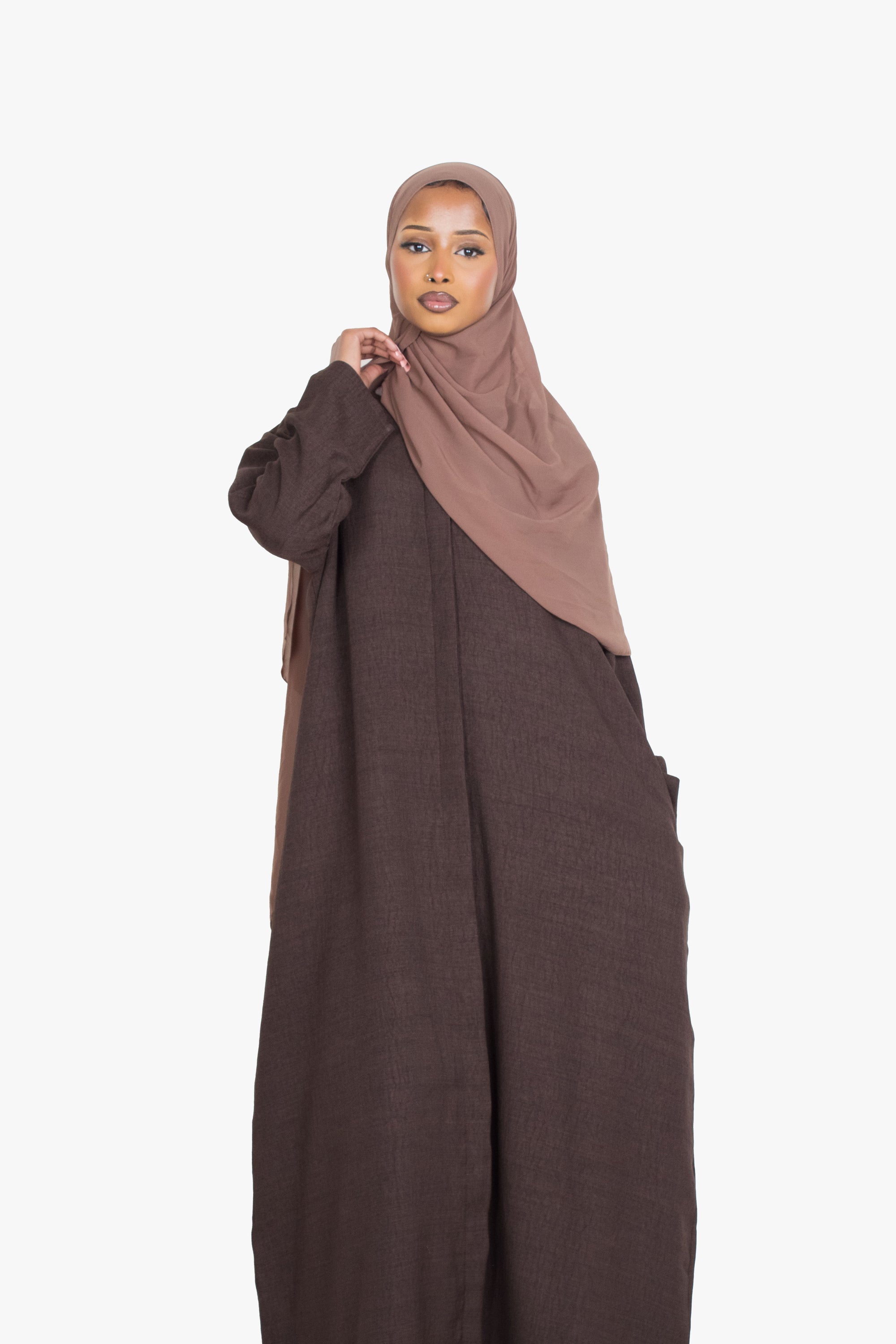 Coffee Mélange Long Shirt Abaya