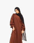 Hazelnut Marie Sleeve Abaya