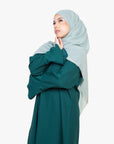 Forest Green Tulip Sleeve Abaya