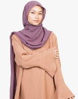 Caramel Tulip Sleeve Abaya