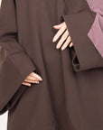 Mocha Brown Two-Piece Abaya