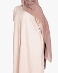 Beige Mélange Long Shirt Abaya