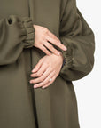 Khaki Jumper Abaya