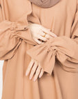 Caramel Poet Sleeve Abaya