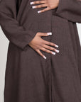 Coffee Mélange Long Shirt Abaya