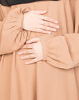 Caramel Batwing Abaya