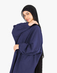 Navy Batwing Abaya