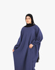 Navy Batwing Abaya